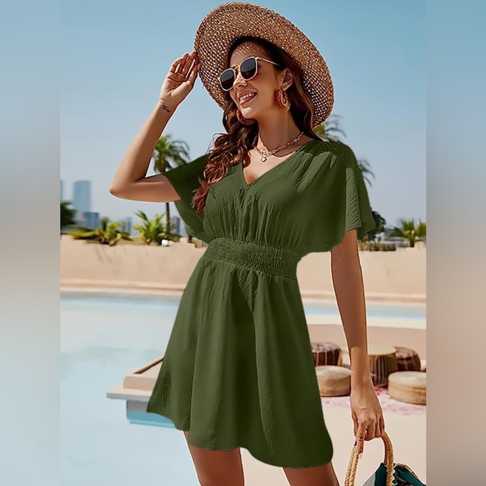 Catching Memories Short Sleeve Summer Dresses
